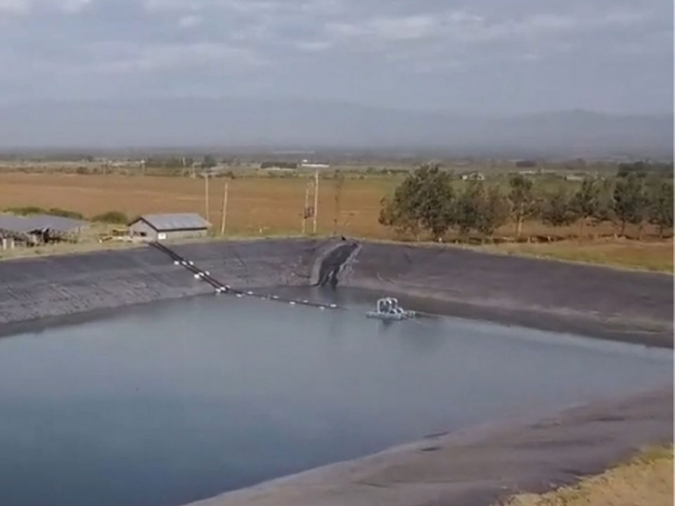 Water reservoir at Agrico PSA